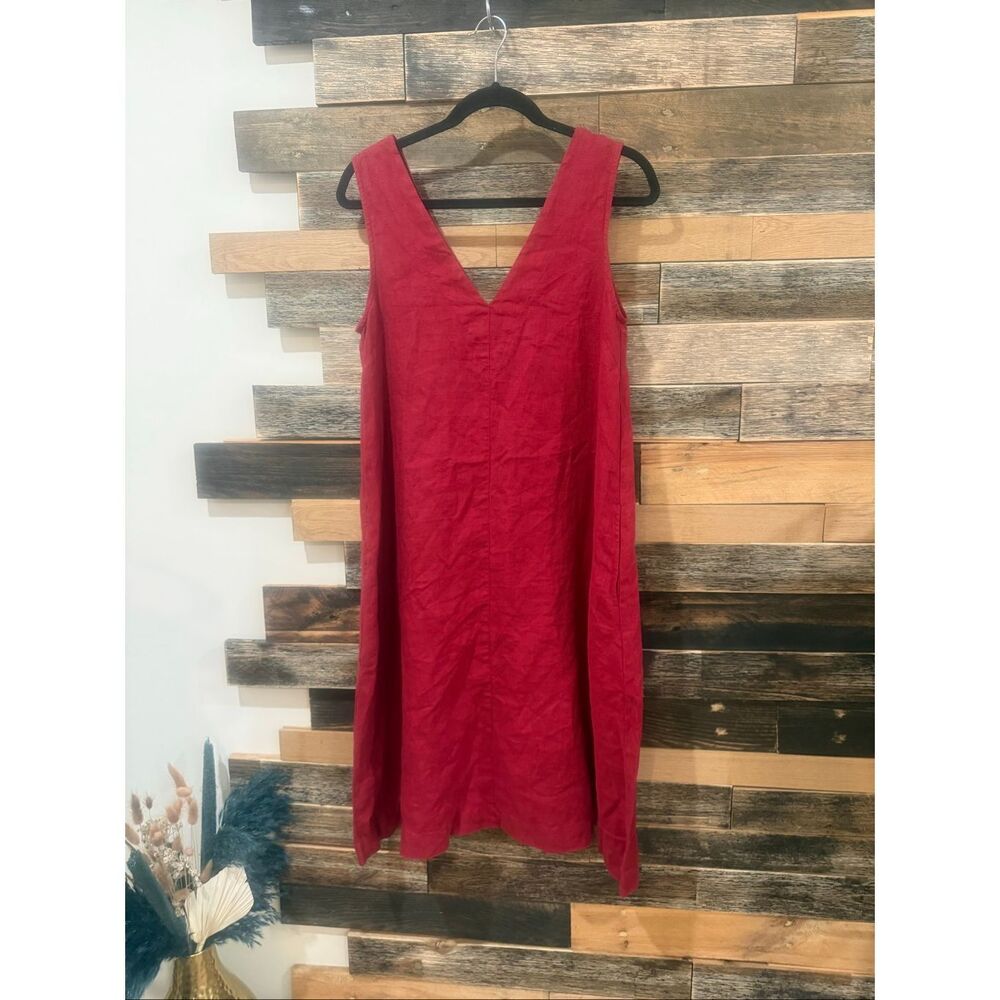 Linenfox midi Rue dress linen pocket size XS
